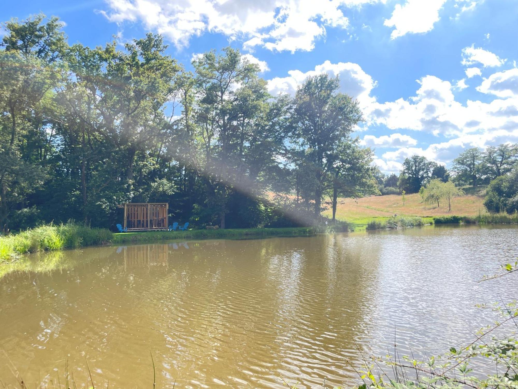Gite Neuf Avec Jardin, Foret Et Etang アルジャントン・シュル・クルーズ エクステリア 写真